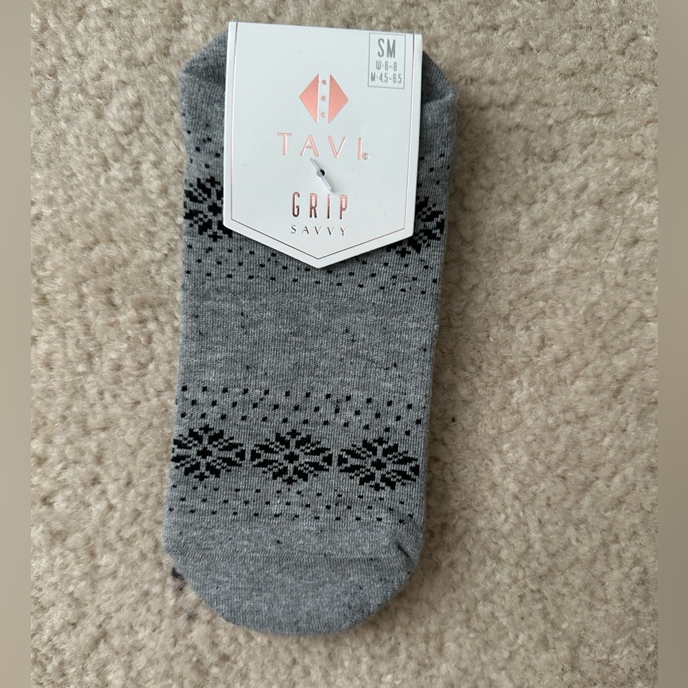 Pure barre Gray Grip Socks winter